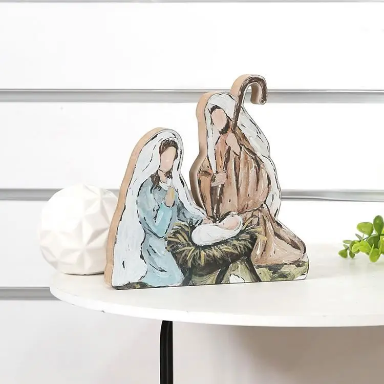 Premium Exquisite Jesus Birth Table Ornaments Christmas Decoration in Bulk