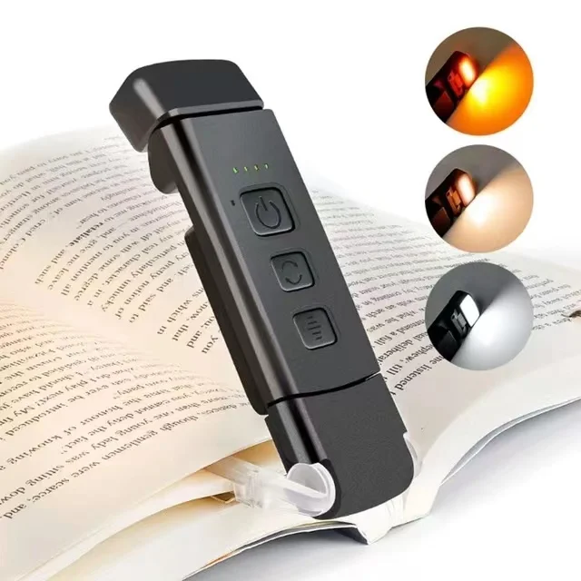 LED Clip on Book Light Eye Care Book Lamp fbook reader light