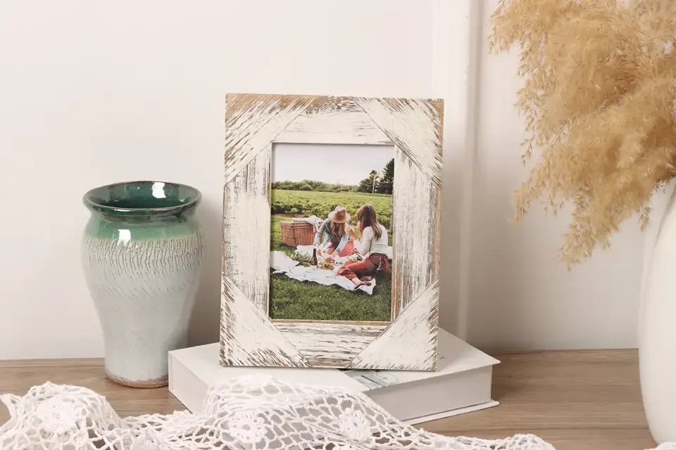 Modern Wood Photo Frame Furniture for Bedroom Kitchen Living Room Bathroom