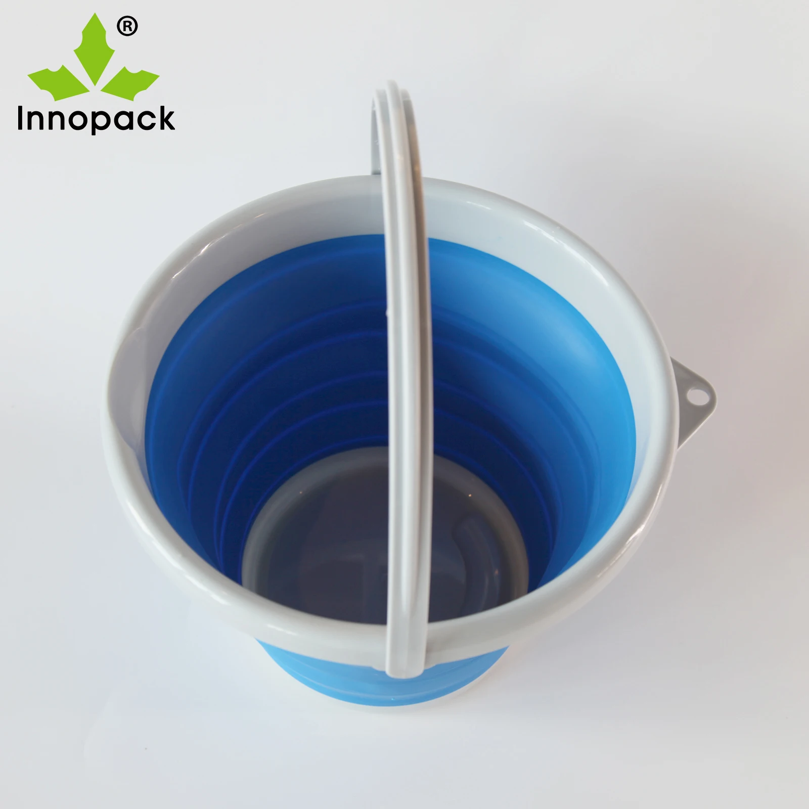 5 L10L Plastic Cleaning Mop Folding Wash Bucket Cleaning TPR Round Foldable Bucket