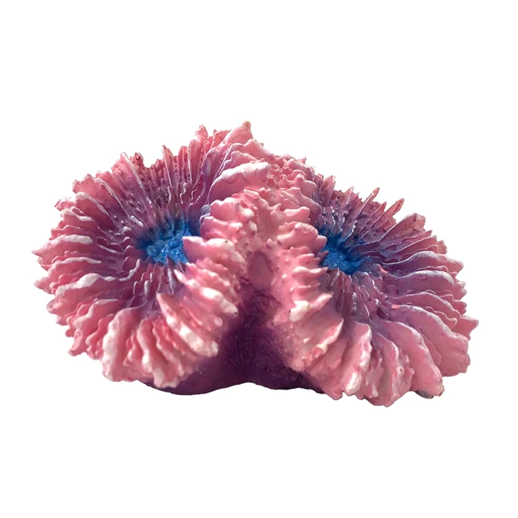 China manufacturer artificial marine aquarium decor mini resin coral ornaments for fish tank