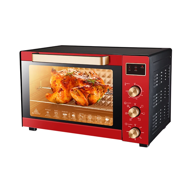 Easy to clean Portable home mini thermostat electric pizza bakery chicken cake convection flavor wave oven
