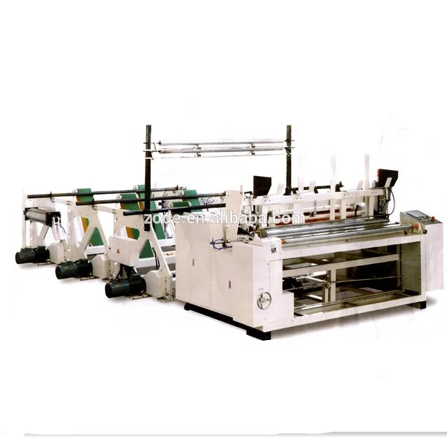 Zode 1800mm Toilet Paper Kitchen Towel Making Machinery Toilet Paper Rewinding Machine Low Price