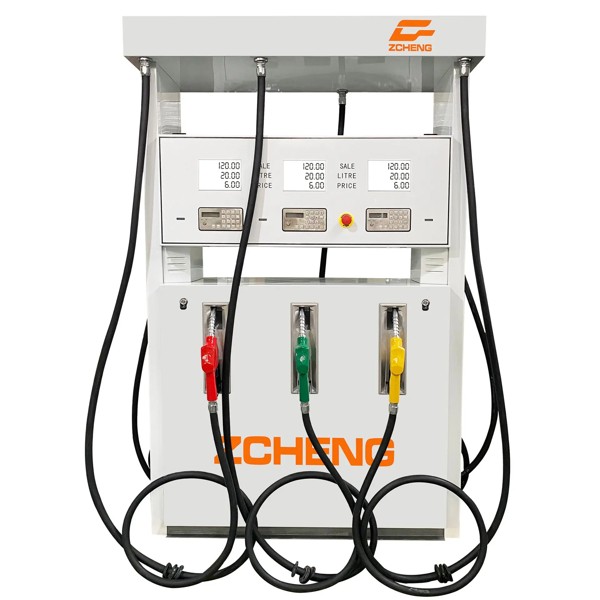 six nozzle fuel dispenser gas dispenser for fueling station made in China