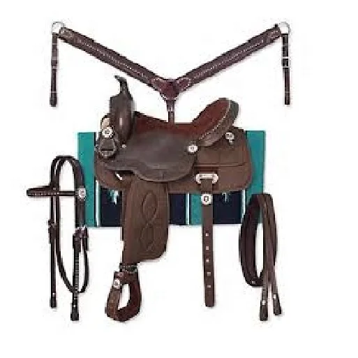 Manaal предприятий синтетический Western баррель гоночный Trail ЛОШАДЬ СЕДЛО Headstall груди воротник вожжи и потник Размер 14-18