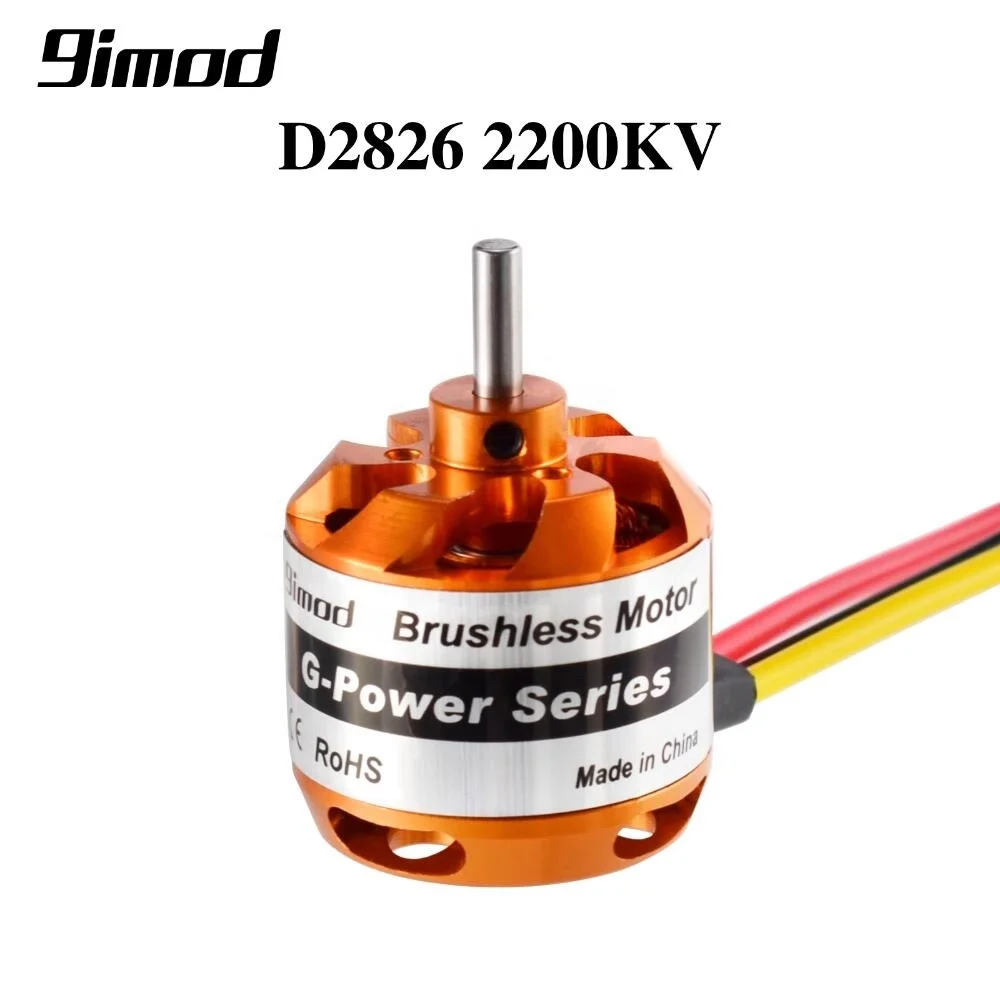 Бесщеточный двигатель 9imod D2826 2200KV 1400KV 1000KV 930KV для гоночных дронов RC FPV мини-мультикоптеров самолета с неподвижным крылом