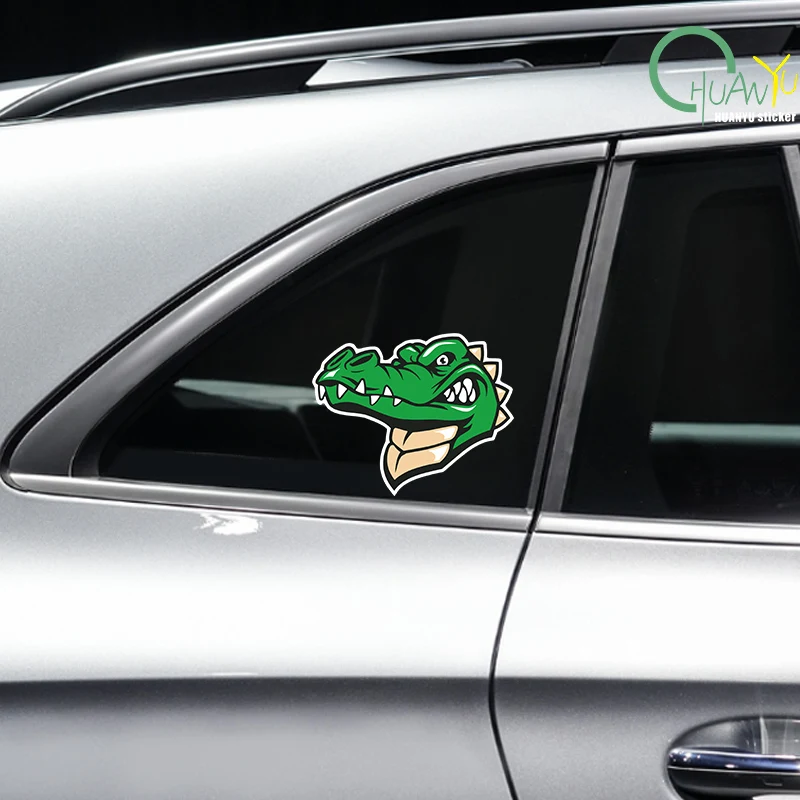 Luxury PVC Decal Crocodile Car Sticker Waterproof Body Sticker Bumper Rear Window Laptop Refrigerator Toilet Warning Plastic