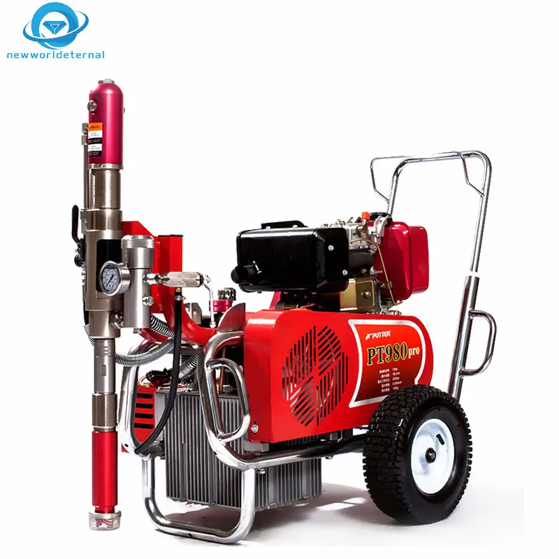 220Electric high pressure airless putty spraying machine multifunctional inner and outer wall paint latex paint spraying machine