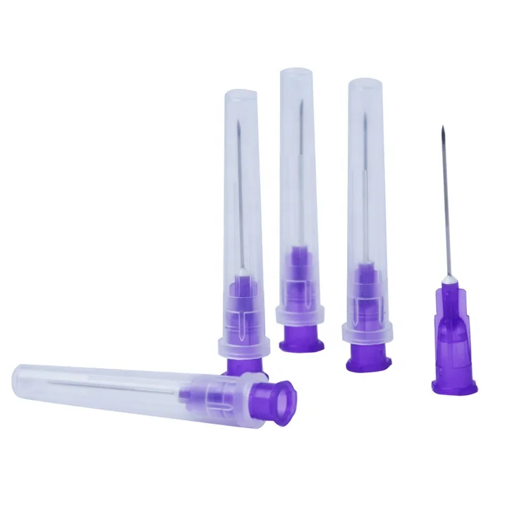 Disposable Medical stainless Steel 24g Syringe Needle