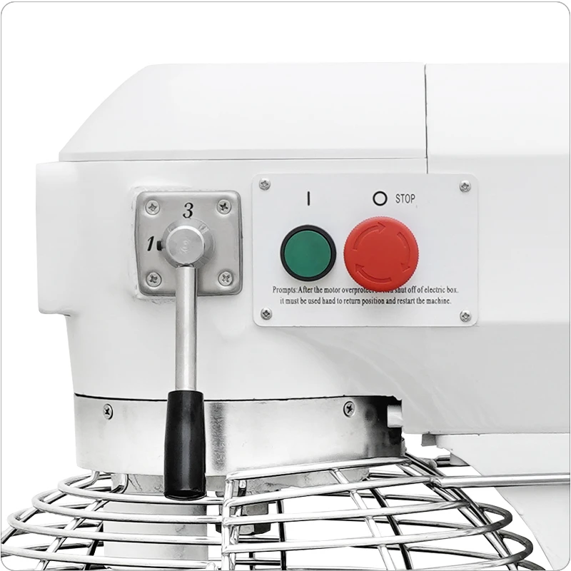 20 Liter Industrial Electric Food Mixer Machine with Stainless Steel Housing Bowl-Lift Design and Dough Hook Wholesale