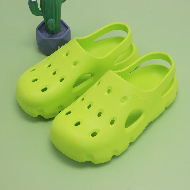 GRS EVA slide original clog outdoor beach slippers garden shoes Hollow and leaking sandals clog shoes