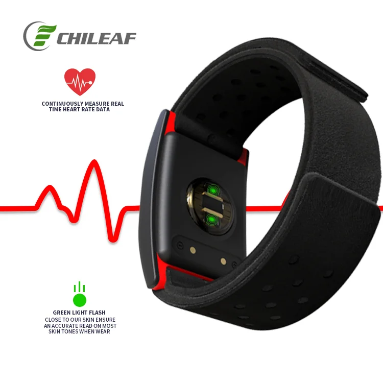 Новое поступление группа фитнеса Chileaf высокоточный браслет ANT + BLE