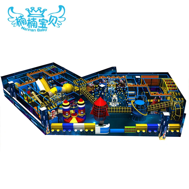 
Nannan Commercial amusement park Children Soft Play Indoor Playground Equipment set for Kids toddler play ground 