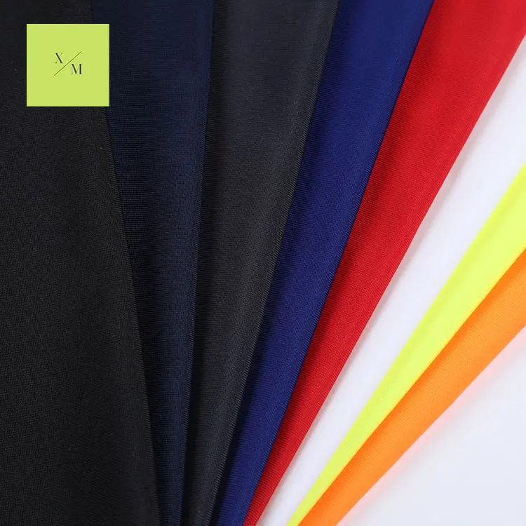 
Hot selling 2021 POLY LYCRA 220-225GSM plain single style with tear resistance sustainable used in apparel sportswear swimwear 