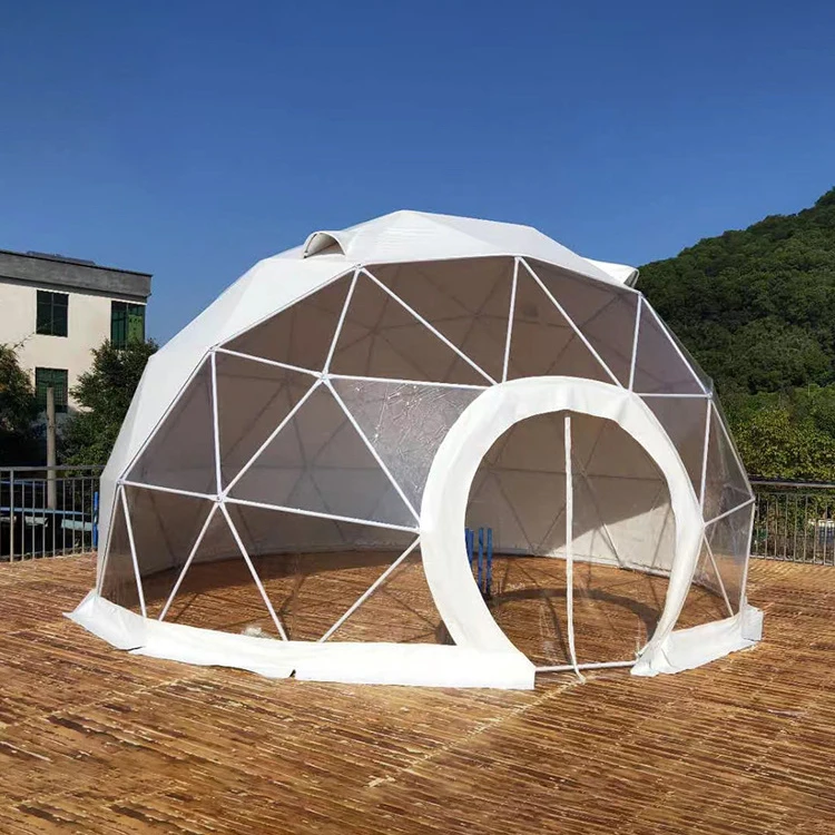 12FT Garden Dome Bubble Tents Upgraded Geodesic Dome Greenhouse Ball Tents