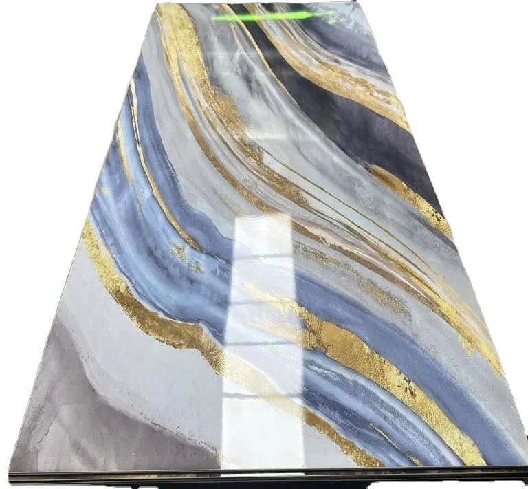 Modern Design Style Solid Color Acrylic Sheet Panel Decorative PVC UV Panels for Hotel 3D Model Design Capability