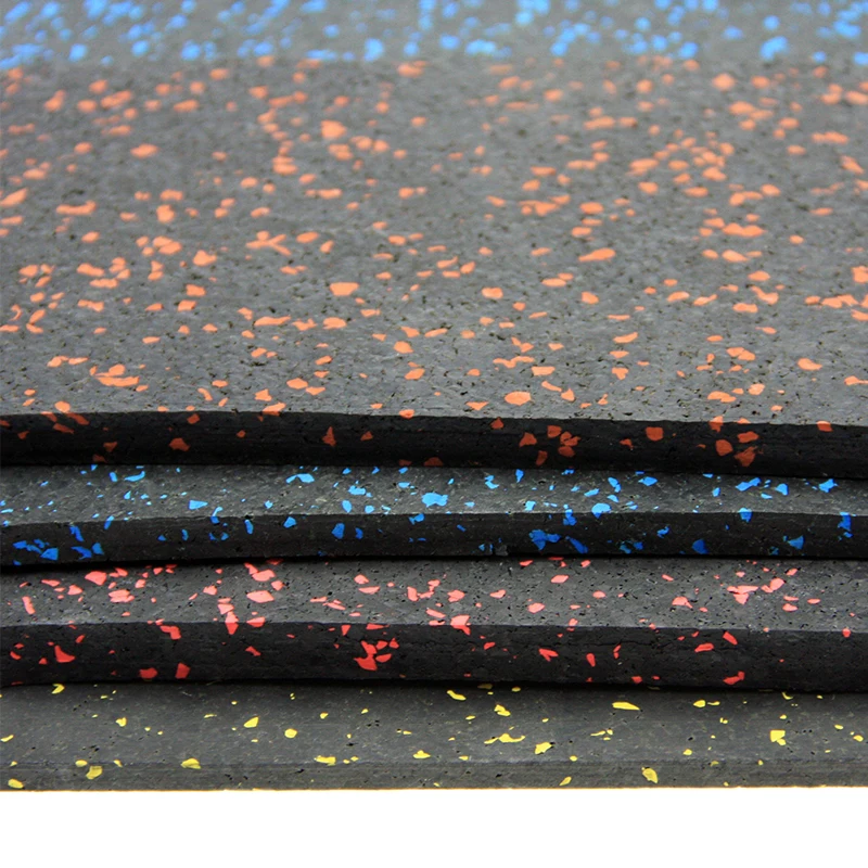 Competitive price rubber gym flooring roll rubber mat for crossfit