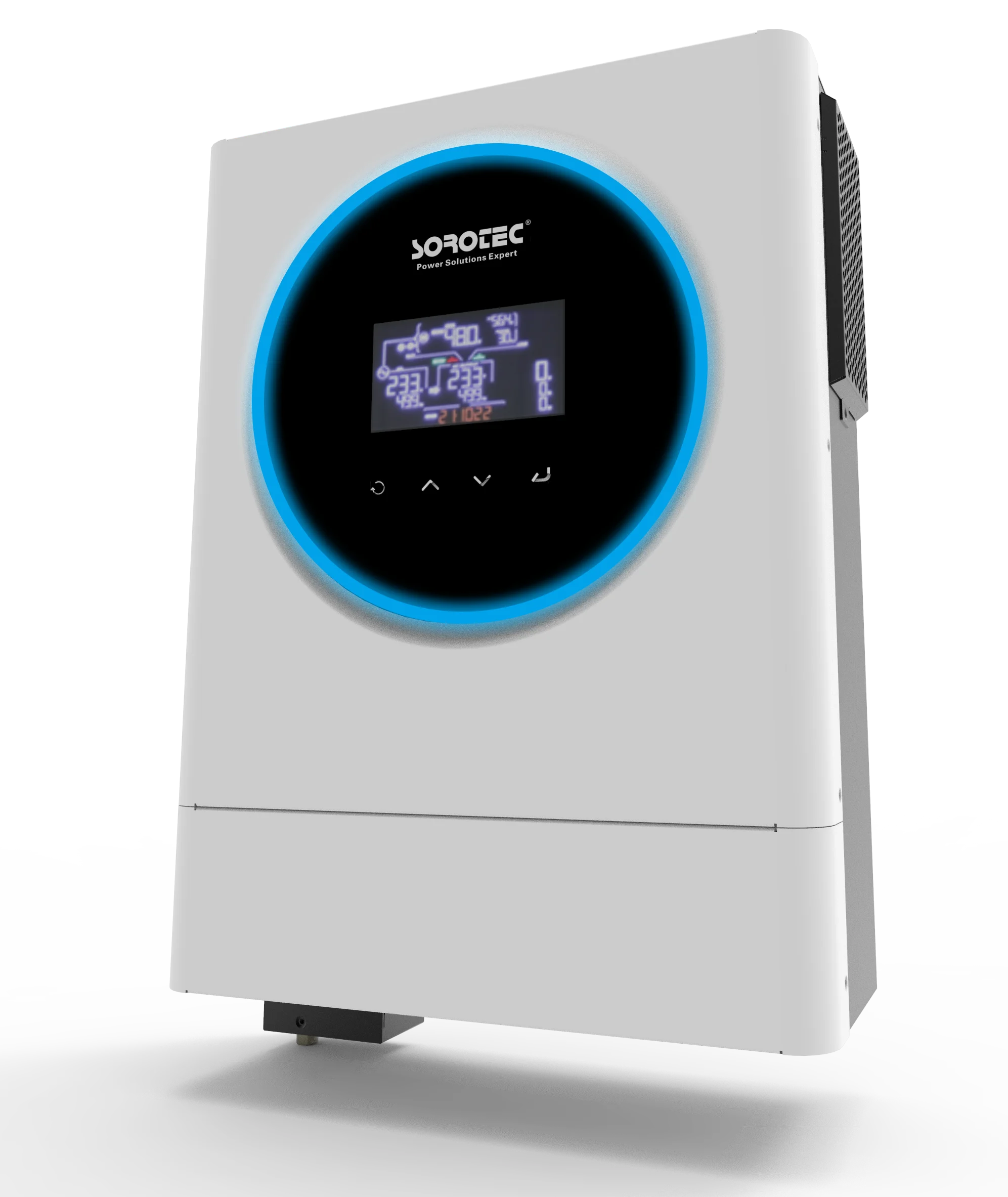 POWER 6KVA MPPT 450Vdc PV Input 220V 48V 6Kw On Off Grid Tie Hybrid Solar Inverter