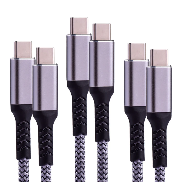 оплеткой оптовая продажа с фабрики в Китае 3.3ft высокое качество Gen2 5a кабель Usb3.1 типа C