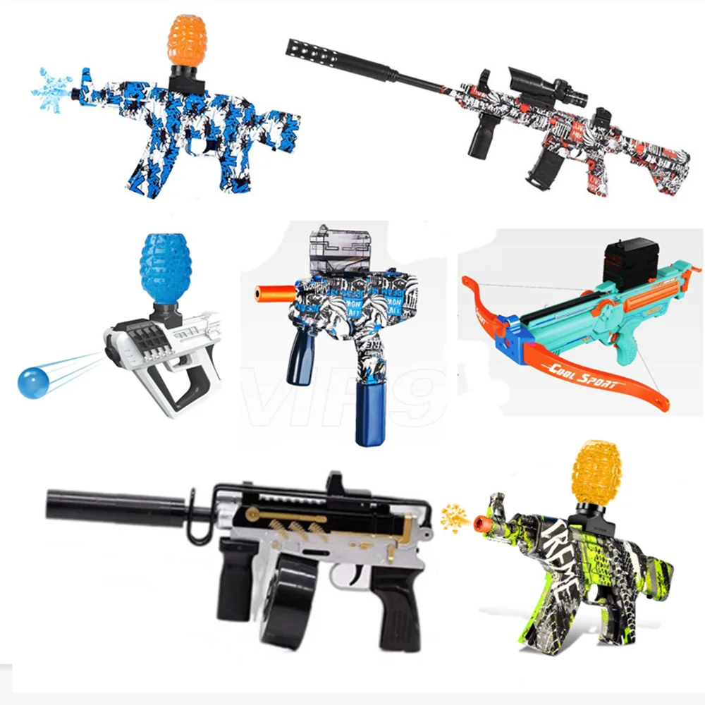 Automatic Orbeez Gel Gun Blaster, Water Gel Splatter Blaster Ball Gun M416 Outdoor