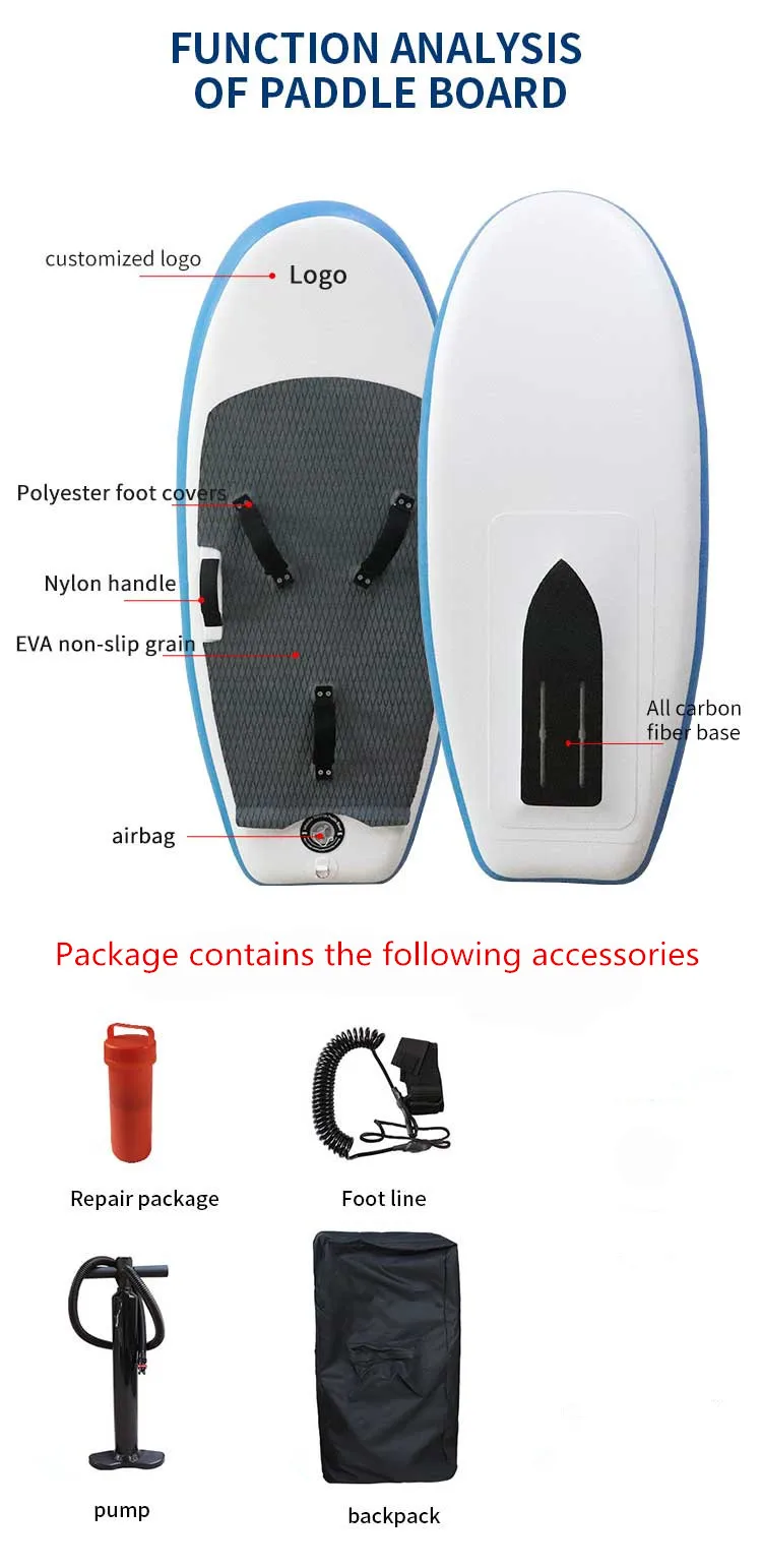 HYSUM-F1  Wholesale Custom hydrofoil wing foil board surfboard carbon hydrofoil  CE hydro foil surf board