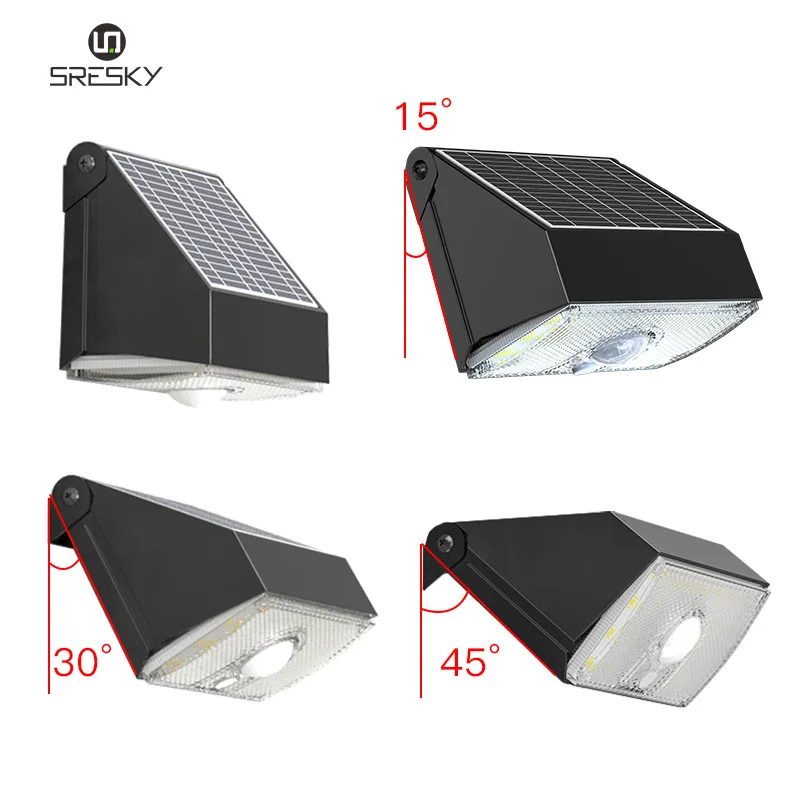 High Bright Home Solar Powered Waterproof Outdoor Garden Security Wall Solar Led Yard Light