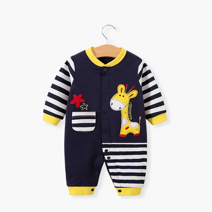 Hot sale spring and autumn boys baby clothes romper 100% cotton newborn clothes toddler infant wholesale baby clothing