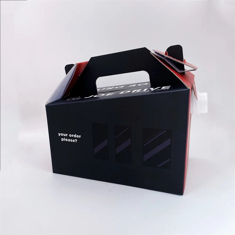 5L Custom Disposable Coffee Drink Wine  Bag In Box Dispenser Coffee To Go Take-Out Box