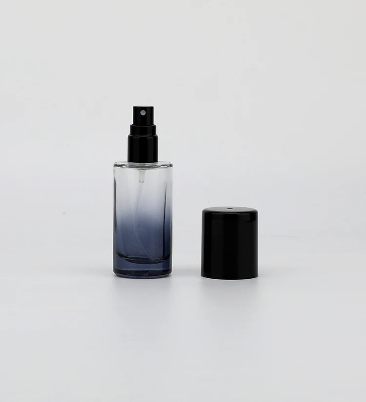 Refillable 15ml 1oz 2oz Matte Colorful Glass Fine Mist Spray Bottle With Spray Pump Cap