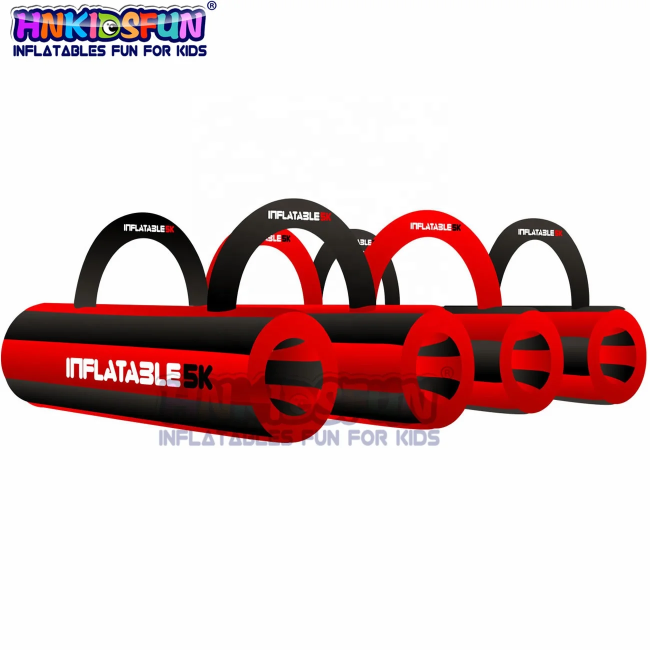 China cheap outdoor extreme game inflatable 5k obstacle course for kid sale