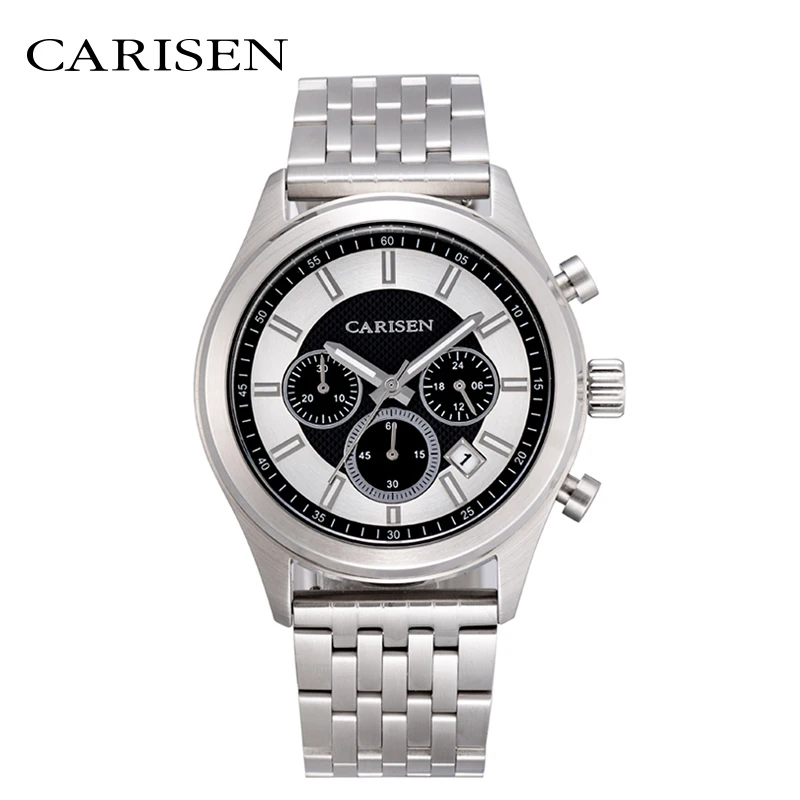 Odm Boyfriend Fashion Gift Small Three Needle Dual Time Business Watches Multifunctional Double Timezone Quartz Watch For Mens