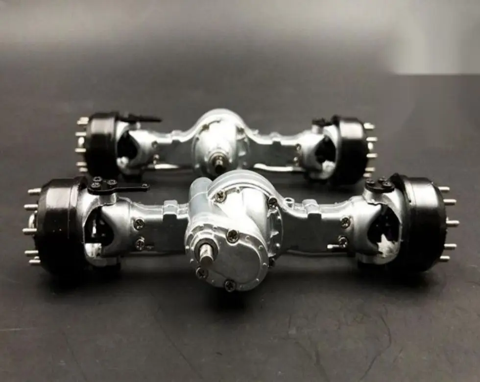 1 / 24 truck model metal drive front axle through axle