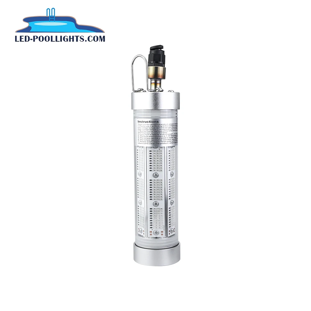 High Brightness 150W Green yellow LED Underwater Fishing Light for Pool and Ocean High Brightness Factory Price PC Lamp Body