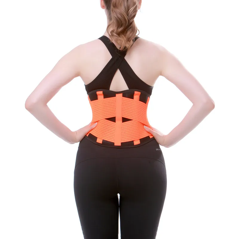 Женский неопреновый тренировочный триммер для похудения с двойной компрессией, поддерживающий бандаж для спины