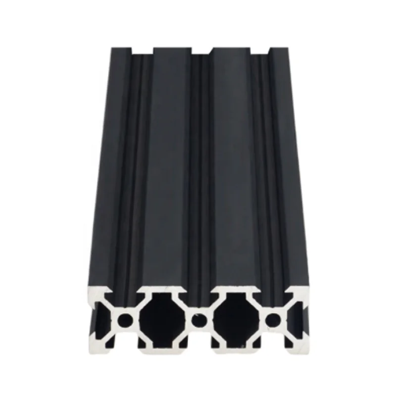 2020 2040 4080 2060 wholesale v- slot  black extrusion aluminum profiles 20x40