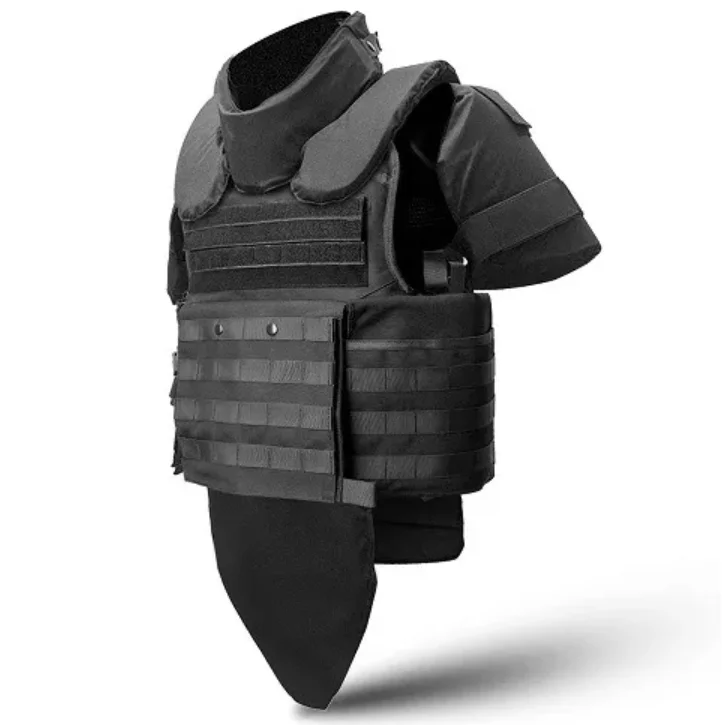 Tactical Vest NIJ IIIA Full Body Armor Military Safety Bulletproof Vest Size S