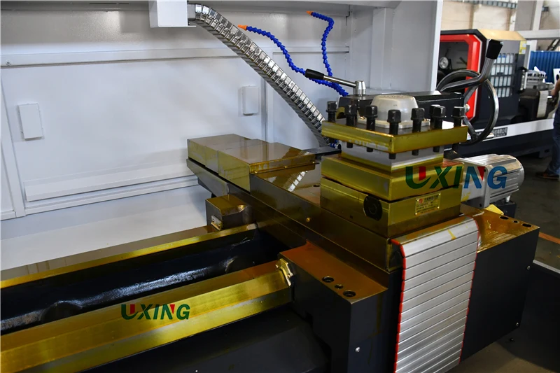 2 axes Kirloskar flat bed horizontal GSK Siemens control cnc lathe machine xian CK6150 machines