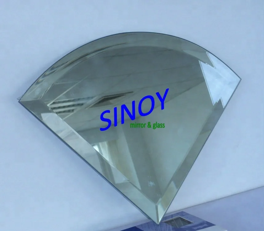 Home Decoration Wavy Frameless Wall Mirror Glass Mirror Brick Self-adhesive Paper Decorative irregular mirror