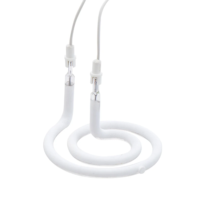 OEM Ring Quartz Tube ceramic white reflector Infrared Lamp for Machine Heating Drying use