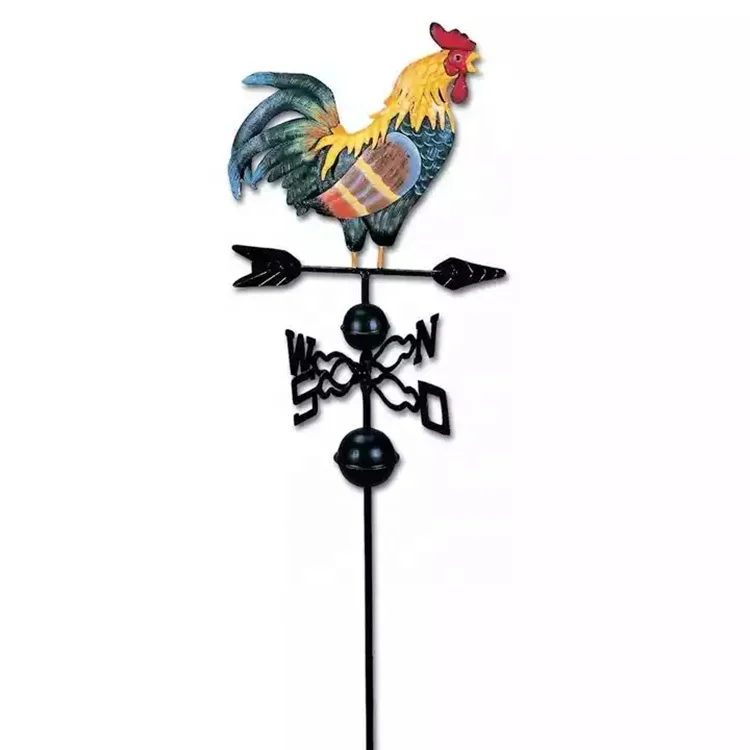 Rooster Style Weathervane Wind Vane  Wind Direction for Yard Garden Farm Decorate