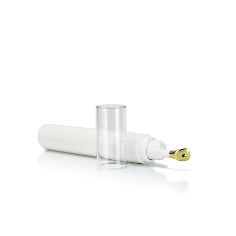 
8ml 15ml 20ml Eye Serum Eye Cream Plastic Airless Bottle with Massage Applicator- Wansheng 