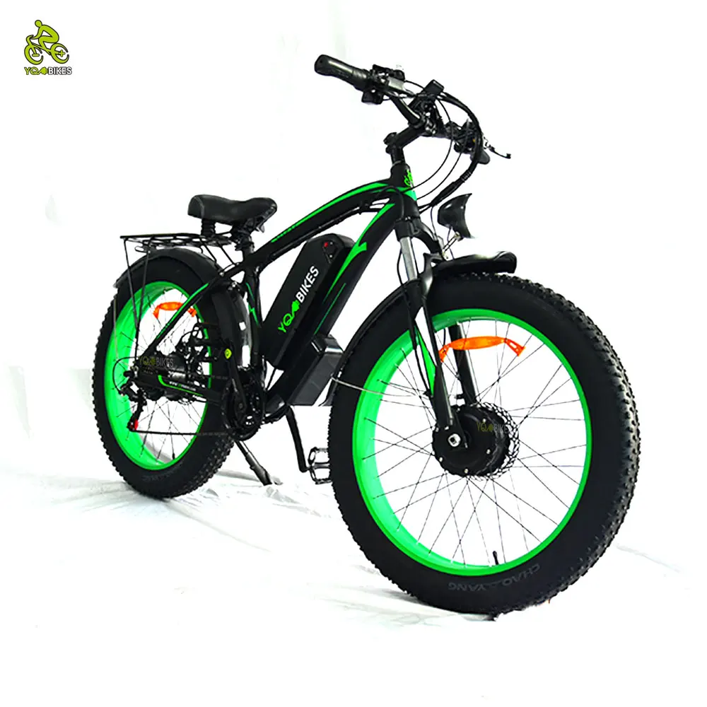 USA EU Warehouse 6-8 Day Delivery 48V15Ah/23Ah Lithium Battery E Bike 26*4.0 2000W Dual Motor Electric Bike e Cycle