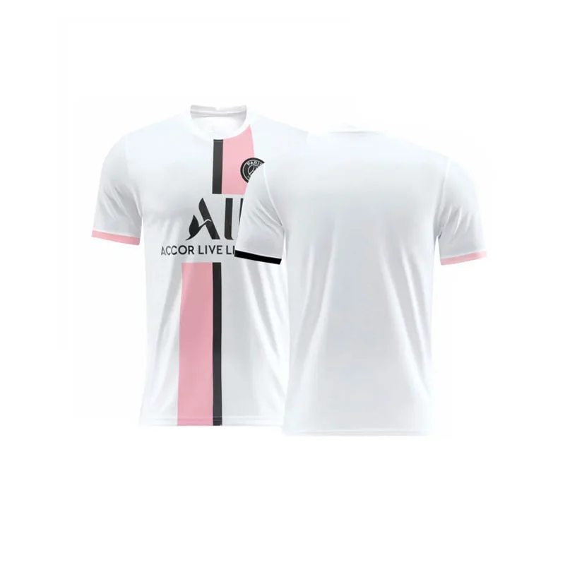 2021 Custom Paris Jersey new home and away stadium No. 30 messinemar adult 3D digital printed Soccer Messi  Jersey