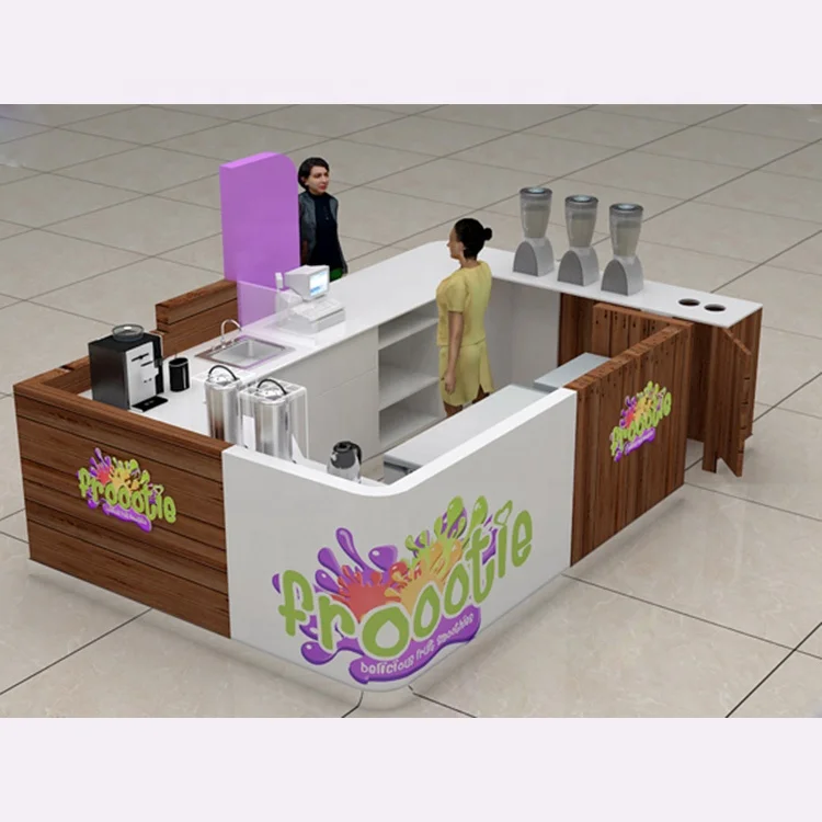 Новый дизайн в стиле «bubble tea киоск магазин дисплей