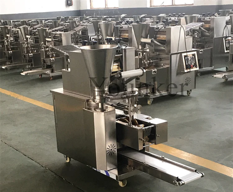 Valparaiso Full Automatic Dumpling Machine Gyoza Empanada Samosa Making Meat Pie Machine Maker Filling Samosa Folding Machine