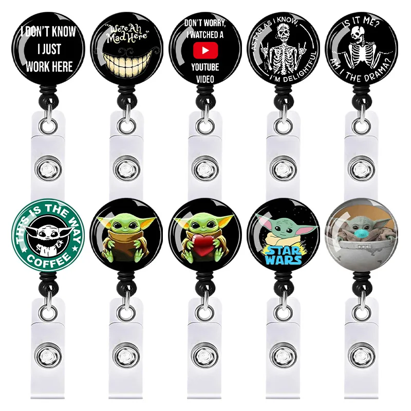 Cute Funny  Nurse Doctor SLP Alligator Clip with your own logo