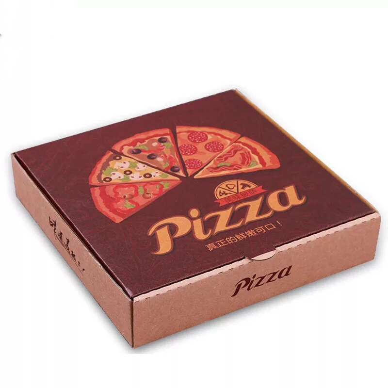 wholesale custom food grade 12 14 16 18  20 inch corrugated pizza box food pizza boxes with logo