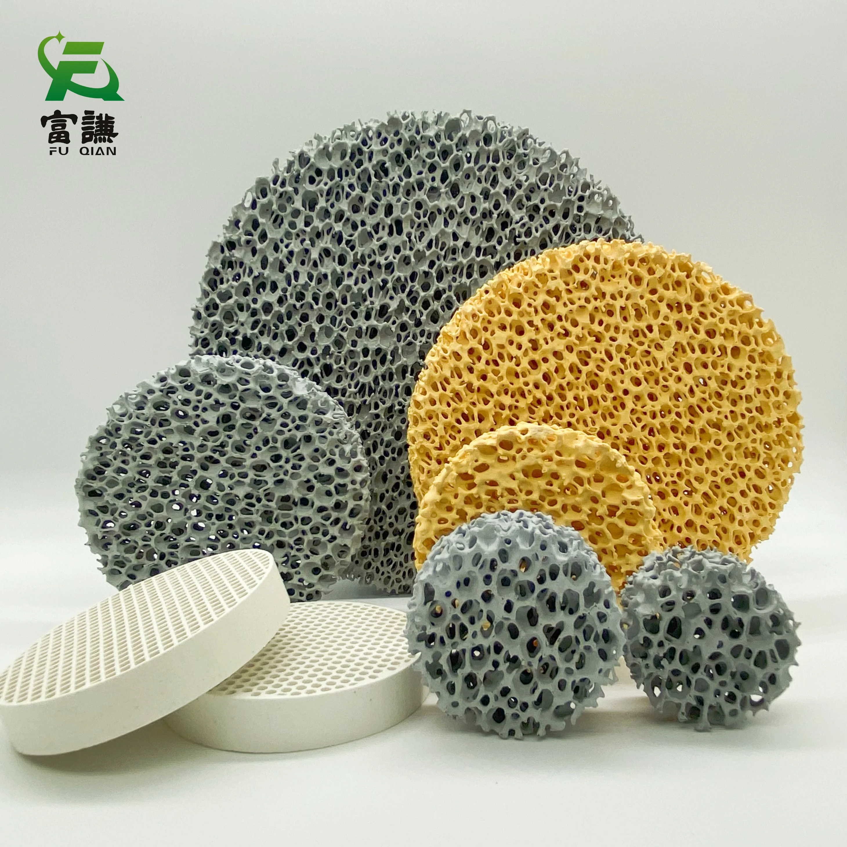 Silicon carbide aluminium ceramic foam filter foundry foam ceramic honeycomb manufacturers