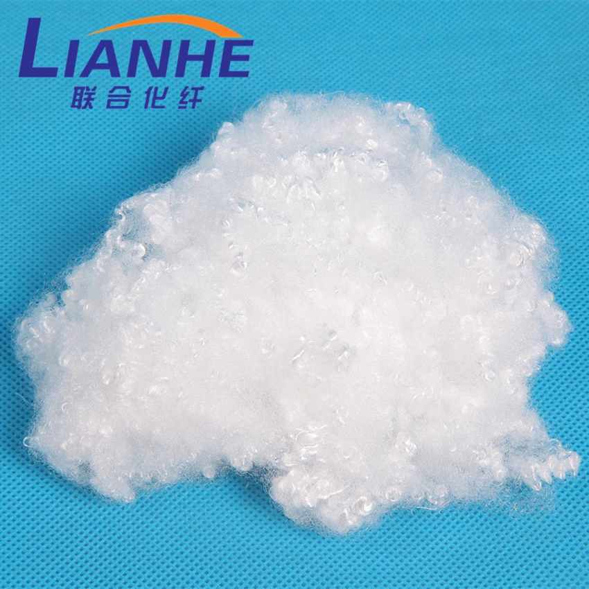 15D 64mm Hollow Conjugated Silicone Polyester Fiber for filling