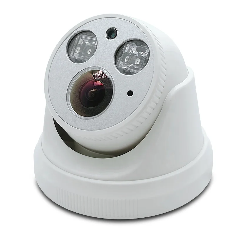 2MP 8MP Panoramic 180 Wide Angle View Built in Audio Indoor Dome CCTV Spy Network 48V POE IP Camera